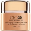 GLO24K Crème de nuit au rétinol avec de lor 24k, formule anti-âge à lacide hyaluronique