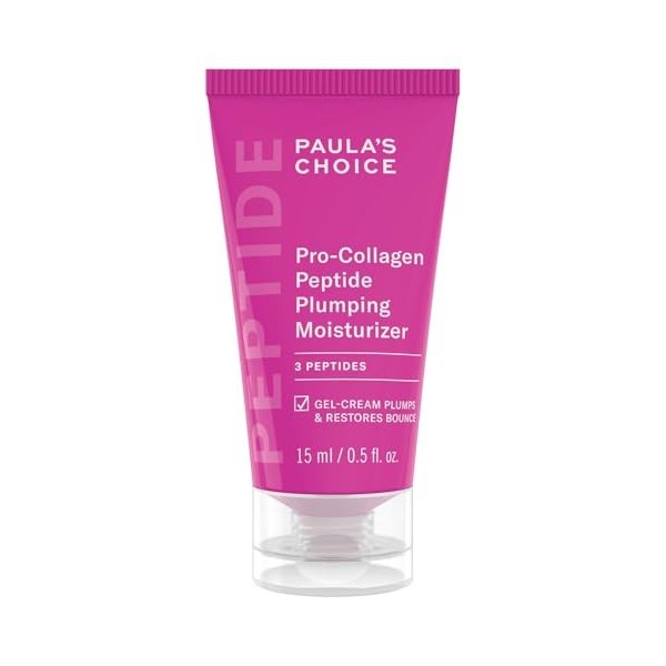 Paula’s Choice Crème Hydratante Repulpante Peptides Pro-Collagène - Crème pour le Visage - Lisse et Hydrate - Repulpe et Rédu...