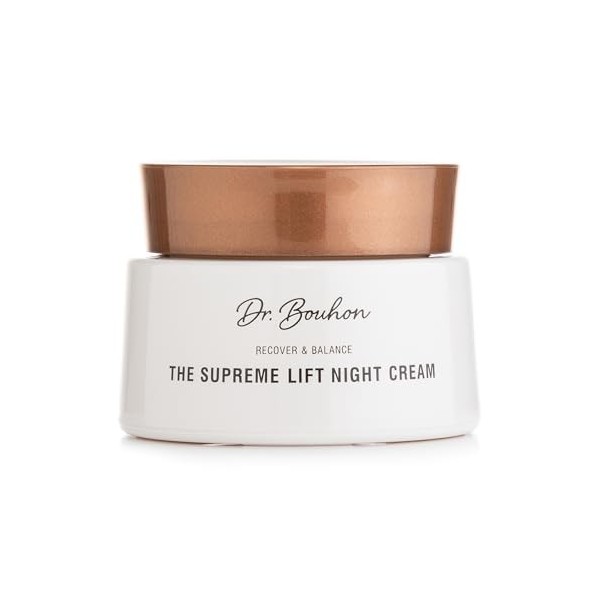 Dr. Bouhon The Supreme Lift Night Cream 50 ml – Crème pour le visage à lacide oligo-hyaluronique, WONDERAGE™ & PEPTIDOX® –