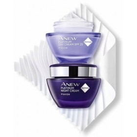 Avon Anew Platinum Duo jour et nuit avec Protinol SPF25 Crème Jour et Nuit