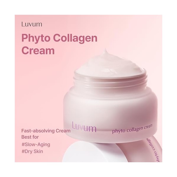 Luvum Crème au Collagène Végétal Anti-âge Crème de Nuit 50ml