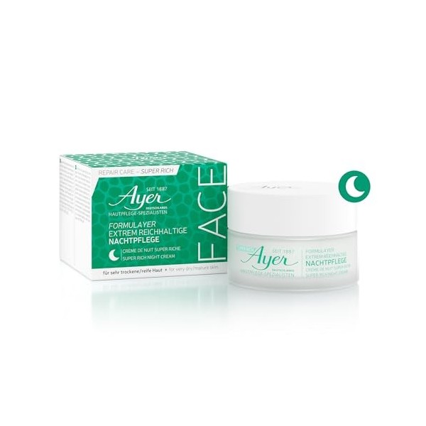 Ayer Crème de nuit super riche, 50ml