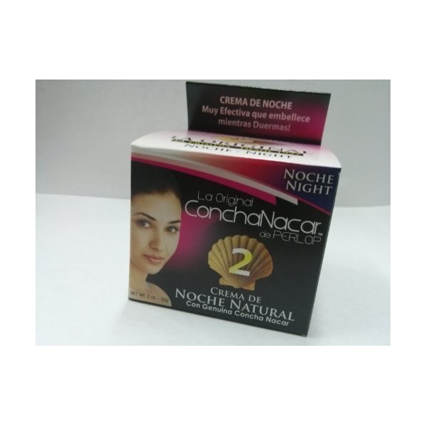 La Original Concha Nacar De Perlop 2 Night Cream De Noche Natural - 2 Oz, by PERLOP