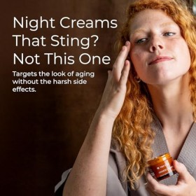 Tree To Tub Hydratant anti-âge au rétinol pour peaux sèches et sensibles – Hydratant visage à lacide hyaluronique anti-rides