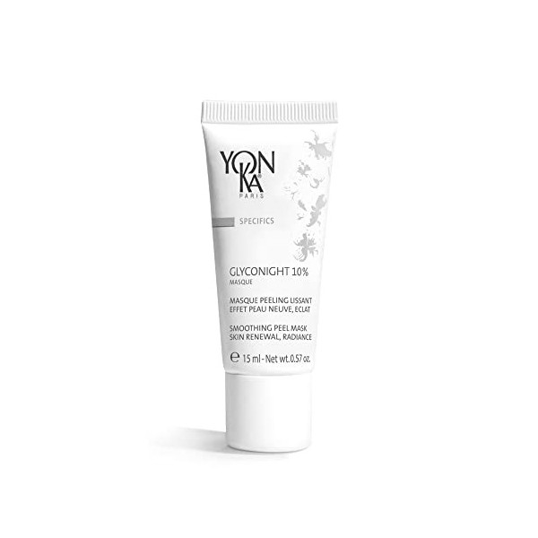 Yon-Ka Glyconight 10% Masque – Masque Peeling de Nuit à l’Acide Glycolique – Anti-Âge, Éclat et Renouvellement Cutané – Formu...