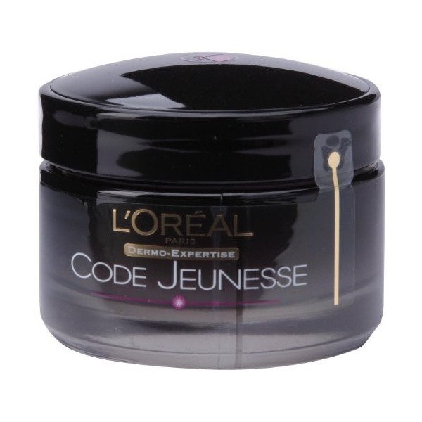 LOréal - Soin Récupérateur Nuit Anti-Rides Rajeunissant - Code Jeunesse - 50 ml