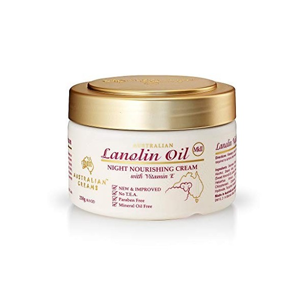 Huile de Lanoline - Crème de Nuit Nutritive à la Vitamine E