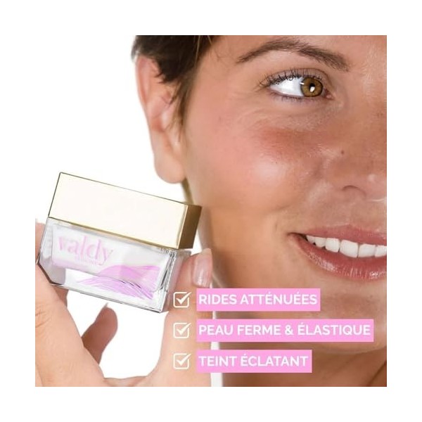 Sérum-crème de nuit anti-âge Naturel - Hydratation profonde, régénération cellulaire | Peau rajeunie et revitalisée | Valdy S