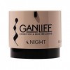 GANLIFE Crème de Nuit Anti-âge Relaxante avec Antioxydants, Crème Anti-rides avec Ylang-Ylang, Resvératrol, Zanthalene, Acide