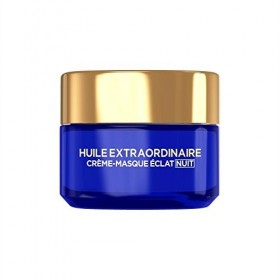 LOréal Paris Huile Extraordinaire Crème Masque de Nuit Eclat 50 ml Crème Jour et Nuit