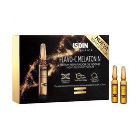 Flavo-c Melatonin Serum Reparateur Nuit 30 Unidoses De 2 ml Isdin