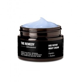 The Remedy Laboratories Age Repair Night Cream – Crème de nuit réparatrice anti-âge aux peptides et à l’azulène pour hydrater