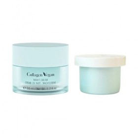 Etre Belle Collagène Vegan Peptide Crème de nuit 2 × 50 ml – Régénère et lisse pendant la nuit – Acides aminés de collagène v