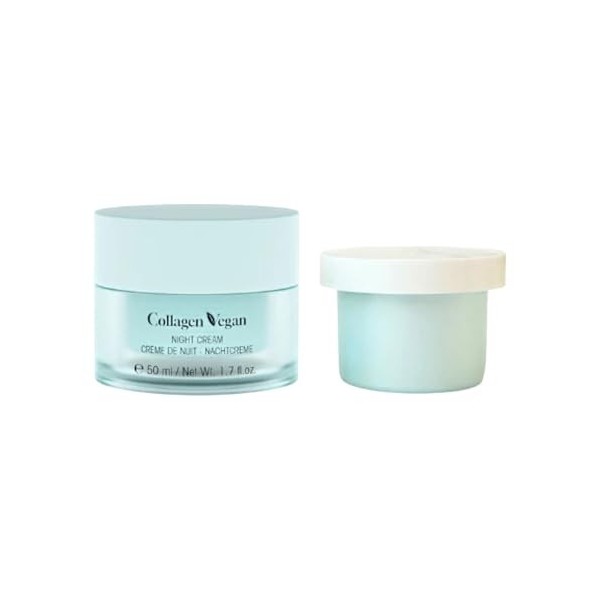 Etre Belle Collagène Vegan Peptide Crème de nuit 2 × 50 ml – Régénère et lisse pendant la nuit – Acides aminés de collagène v