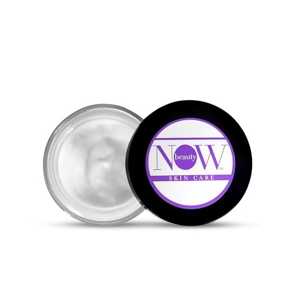 NOW Beauty Polyglutamic Plus Hyaluronic Acid Night Cream - Deeply Hydrating Moisturizer - Overnight Anti-Aging Cream for Face