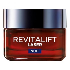 LOREAL PARIS – Masque Nuit Anti-Rides Raffermissant pour une Peau Lisse et Hydratée 50ml - Le Lot De 2