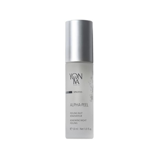 Alpha-Peel Yonka 30ml - Gel Peeling Nuit Rénovateur - Élimine Cellules Mortes, Affine Texture, Atténue Rides - Résultats Derm