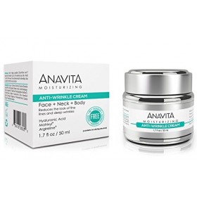 Moisturising Anti Wrinkle Cream for your face & Neck – Hyaluronic Acid + Argireline + Matrixyl – This Peptide Cream has the b