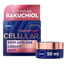 NIV. – Soin de Nuit Anti-Âge Hydratant Intense, Redensifie et Raffermit la Peau 50 mL - Lot de 2 - vendu par Lot