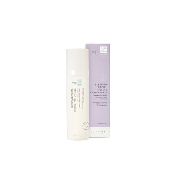 Crème de Nuit Ultralift Raffermissante & Anti-Rides 50 ml – Soin Visage Hydratant Intense au Bio-Coll@gen™, Cellules Souches ...