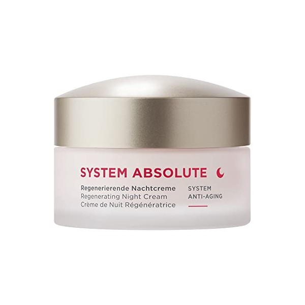ANNEMARIE BÖRLIND System Absolute System Crème de nuit régénérante anti-âge 50 ml + échantillon de test gratuit 2 x 2 ml