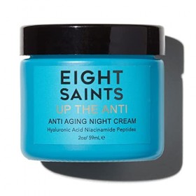Eight Saints La crème hydratante anti-nuit pour le visage réduit les lignes fines et les rides, crème anti-âge naturelle et b