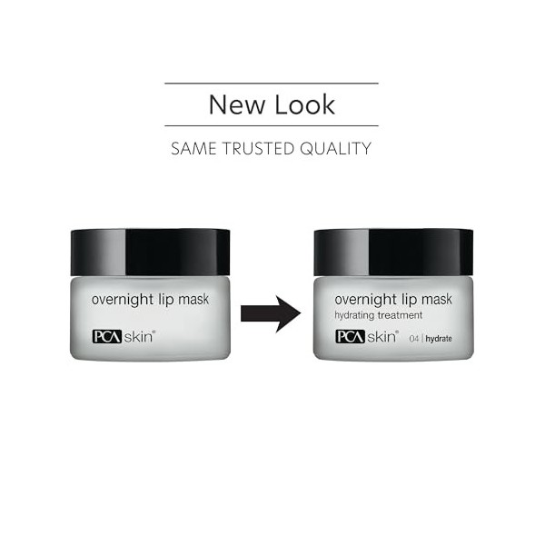 PCA SKIN Overnight Masque à lèvres – Traitement ultra hydratant Nighttime pour les lèvres nourrissantes 0,46 oz 