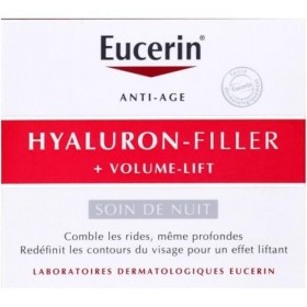EUCERIN – Soin Nuit Anti-âge Hydratant, Effet Volume et Fermeté, Texture Riche 50 mL - Vendu par unité