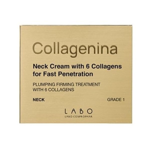 Collagenina Crème visage et cou Grade 1 avec 6 collagènes 50 ml