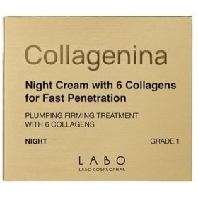 Collagenina Crème de nuit pour le visage Grade 1 avec 6 collagènes pour une pénétration rapide 50 ml
