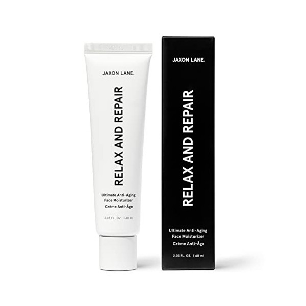 RELAX AND REPAIR Anti Aging Face Moisturizer for Men | Anti Wrinkle Cream for Face, Night Cream, Eye Cream with Niacinamide 