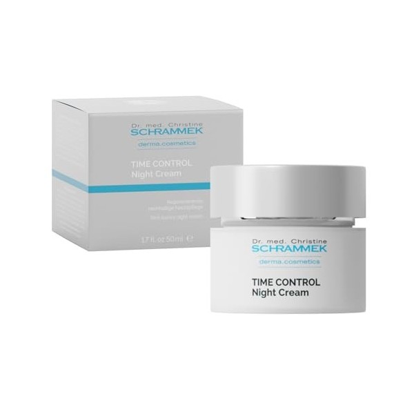 Dr. med. Christine Schrammek – Time Control Crème de nuit – Anti-âge 50 ml – Crème riche de nuit de luxe