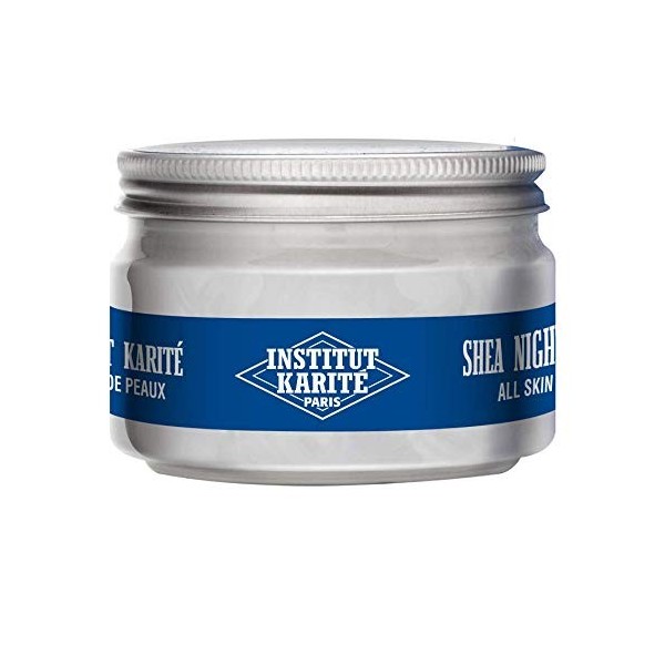 Institut Karité Paris – Crème Nuit Visage au Beurre de Karité 50ml – Hydratante & Raffermissante – Soin pour Tous Types de Pe...