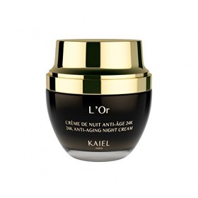 Kaiel Paris - Crème de Nuit Visage Anti-Âge et Anti-Rides - Soin Raffermissant Liftant et Réparateur - Traitement Ultra Tense