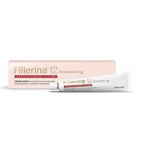 Labo Fillerina 12 BiorevIzing Filler Crème de nuit pour le visage effet Filler Face Anti-âge Crème 5 Bio 50 ml