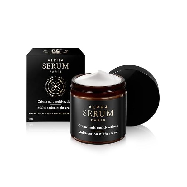 ALPHASERUM - Crème nuit multi-actions - 60mL
