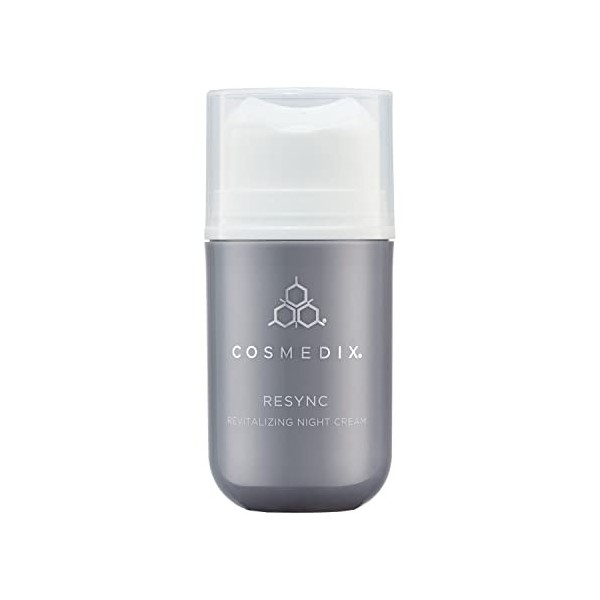 Cosmedix Resync - Revitalizing Night Cream - Restore Radiance and Revive Dull, Tired Skin - Vitamin C Reduces Redness and Enc...