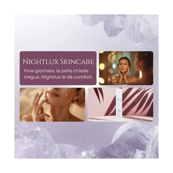 Halos Cosmetics Crème Visage Anti-Âge Nuit, Peptides, Acide Hyaluronique, Karité et Argan, 50 ml, Hydratante Raffermissante, 