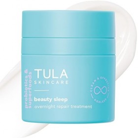 TULA Probiotic Skin Care Beauty Sleep Overnight Repair Treatment | Ageless is the New Anti-Aging, Night Cream, Contains Na...