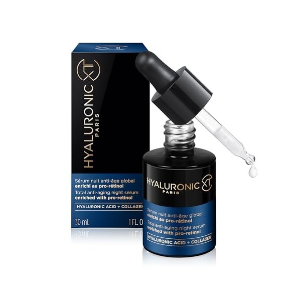 HYALURONIC XT - Sérum nuit anti-âge global enrichi au pro-rétinol - 30mL