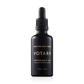 Votary Intense Night Oil, Rosehip and Retinoid 50ml Crème Jour et Nuit