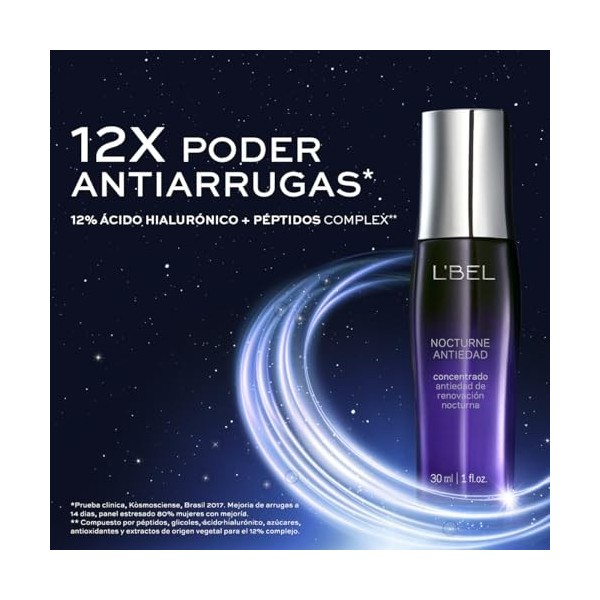 LBEL - Nocturne Sérum Facial con Ácido Hialurónico de noche 30 ml