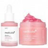 medicube Duo Régénération Rose: Sérum Rose au PDRN ADN de Saumon 30ml & Crème Gelée Repulpante au Collagène 110ml | Éclat I