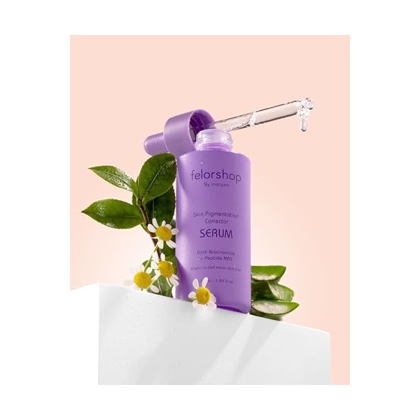 FelorShop Sérum pigmenté avec niacinamide et peptide Max 50 ml