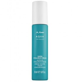 M. Asam AQUA INTENSE Tinted Hyaluron Cream 50ml – BB crème à l’acide hyaluronique, Crème teintée visage hydratante, Fond de