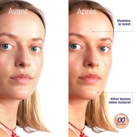 La Crique - Sérum Teinté Hydratant 30 ml - Peaux Sèches à Très Sèches - Fini Glowy Naturel - À l’Acide Hyaluronique - 99% Nat