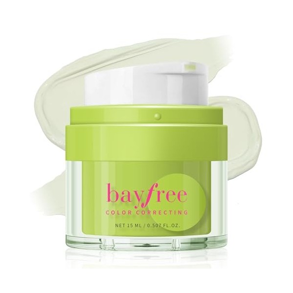 bayfree Cica Tiger Grass Color Correcting Treatment, Hydratant Teinté pour Visage, Anti-Rougeurs, Couvrance Longue Durée, ave