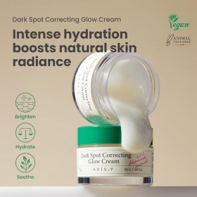AXIS-Y Crème Correctrice Anti Taches Brunes Crème Hydratante Éclaircissante Et Hydratante Pour Le Visage Avec 2% DAlpha Arbu ...