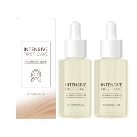Sérum Hydratant, Sérum Visage Riche en Vitamines, Hydratation Intense Texture Légère, Soin Quotidien pour Teint Lumineux, For