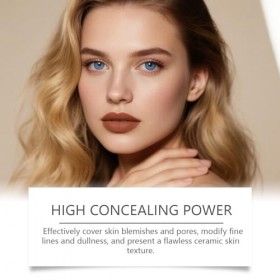 Double-Headed Lightweight Foundation Stick, 2 in 1 Dual Ended Eraser Foundation Stick, Hydrating Lightweight Cover Cream With